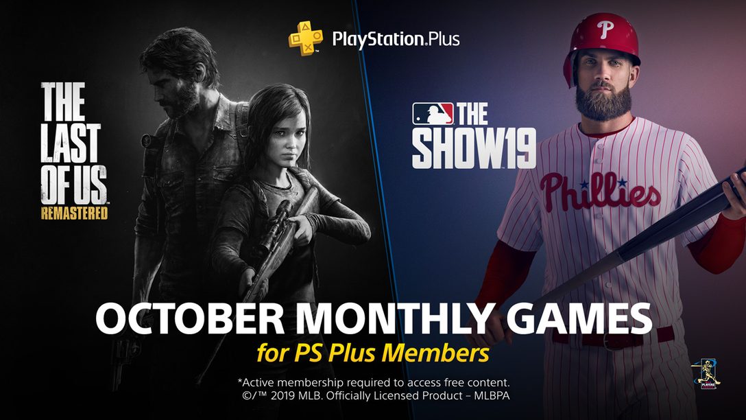 PlayStation Plus Free Games for October: The Last of Us Remastered, MLB The Show 19